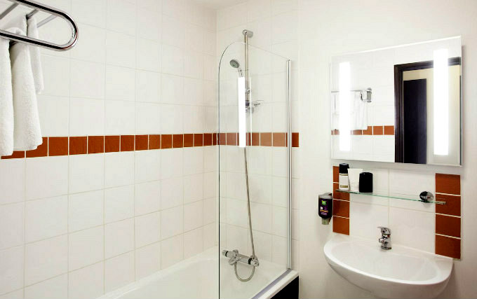 A typical shower system at All Seasons London Leyton