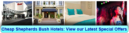 Buchen Sie Cheap Hotels in Shepherds Bush, London