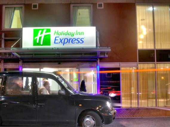 The exterior of Holiday Inn Express London Limehouse