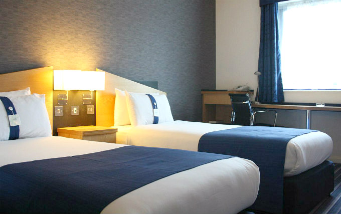 A twin room at Holiday Inn Express London Stratford