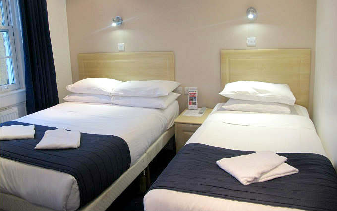 A triple room at Alhambra Hotel