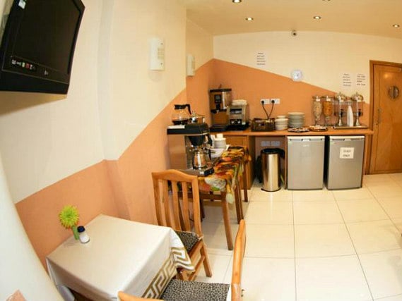 Save even more money by preparing your own food in the self-catering kitchen at Kensington Suite Hotel