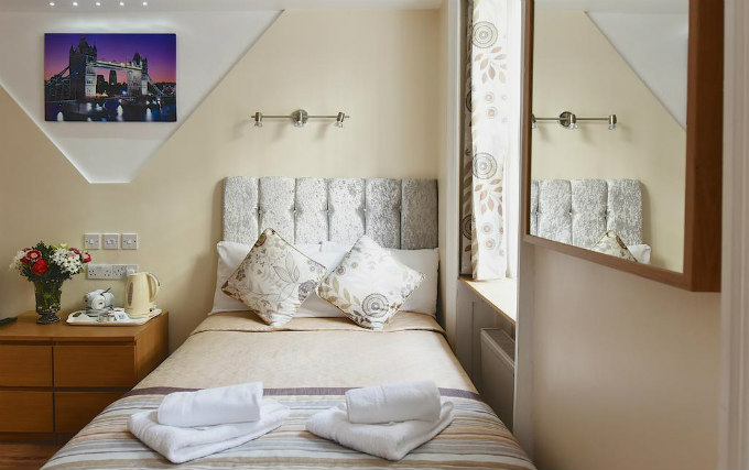 A double room at Linden House Hotel