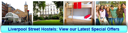 Reserve Albergues en Liverpool Street