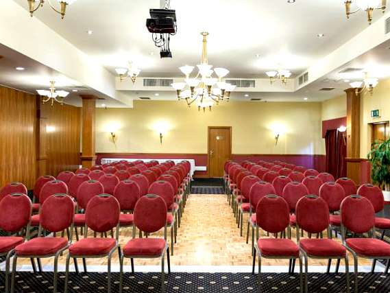 Business guests will appreciate the conference room