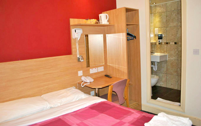 A double room at Carlton Hotel