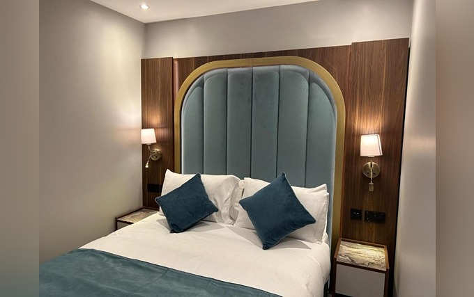 A typical double room at St Mark Hotel London