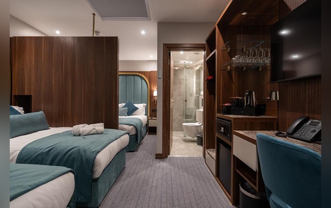 Quad rooms are great for friends and family sharing