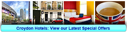 Croydon Hotels: Book from only £15.44 per person!