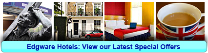 Edgware Hotels: Book from only £29.98 per person!