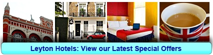 Leyton Hotels: Book from only £18.50 per person!