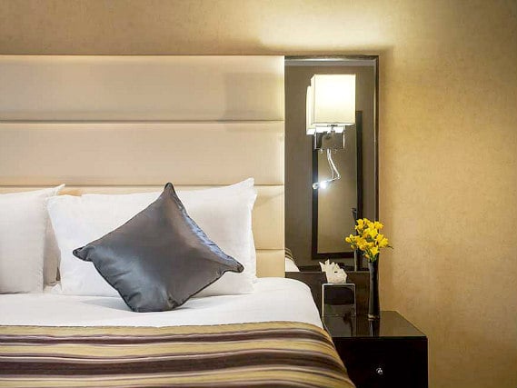 A double room at Shaftesbury Premier London Hyde Park Hotel is perfect for a couple