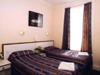 A typical room at Huttons Hotel