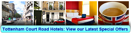 Tottenham Court Road Hotels: Book from only £18.20 per person!