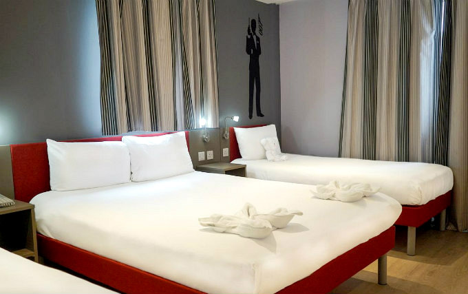 Quad rooms are great for friends and family sharing