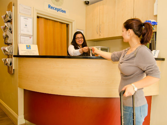 Recepción de Comfort Inn Edgware Road