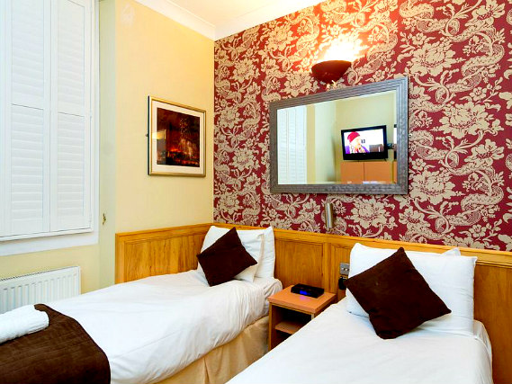 A twin room at Albion House Hotel is perfect for two guests