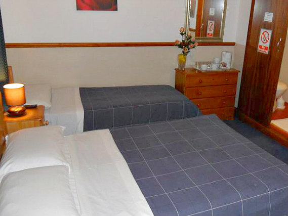 Triple rooms at Hotel Meridiana are the ideal choice for groups of friends or families