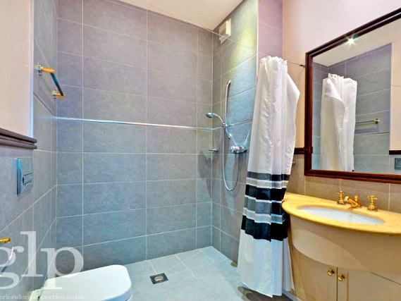 Relax in the private bathroom in your room