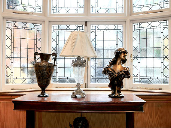 Put your feet up in front of the TV in your room