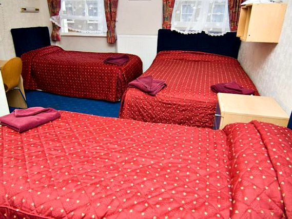 Quad rooms are great for friends and family sharing