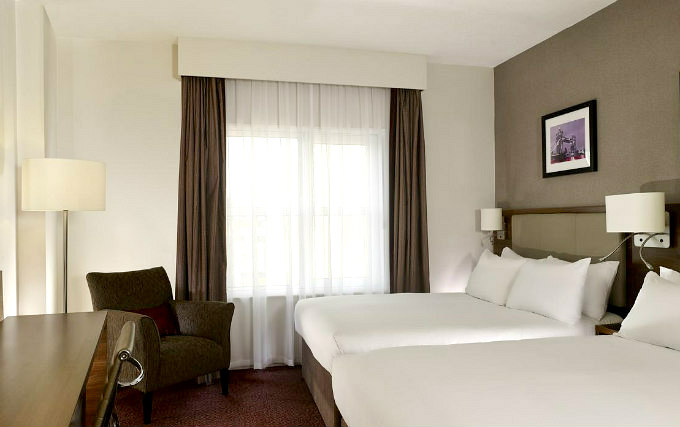 A typical quad room at Jurys Inn Islington