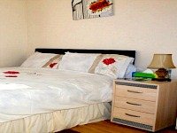 A typical double room at Julius Lodge Thamesmead