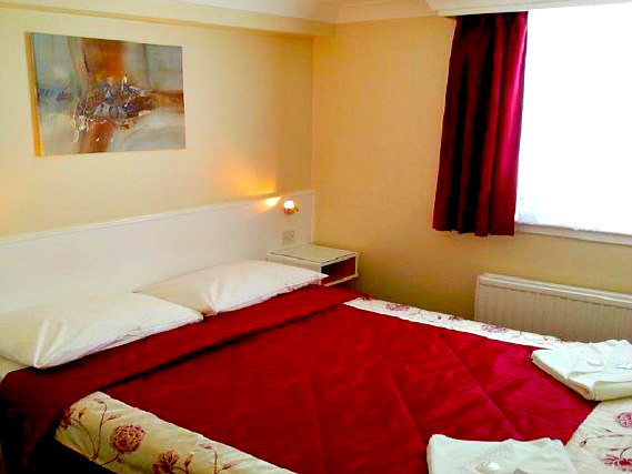 Put your feet up in front of the TV in your room