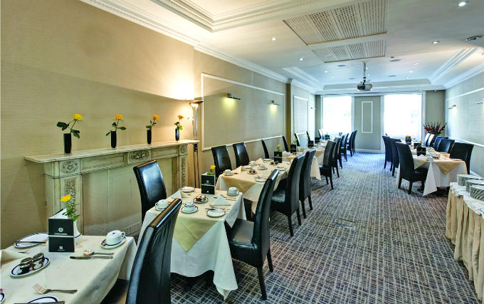 Sit with friends and plan your day in the Breakfast room