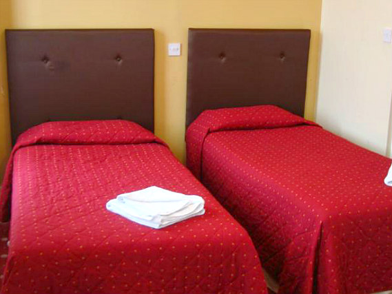Une chambre avec lits jumeaux de Rose Court Marble Arch