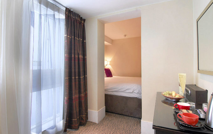 A single room at Inverness Court Hotel