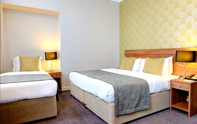 A typical triple room at Best Western Mornington