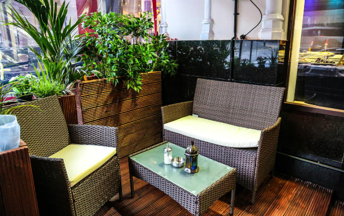 Sit with friends and plan your day in the Breakfast room