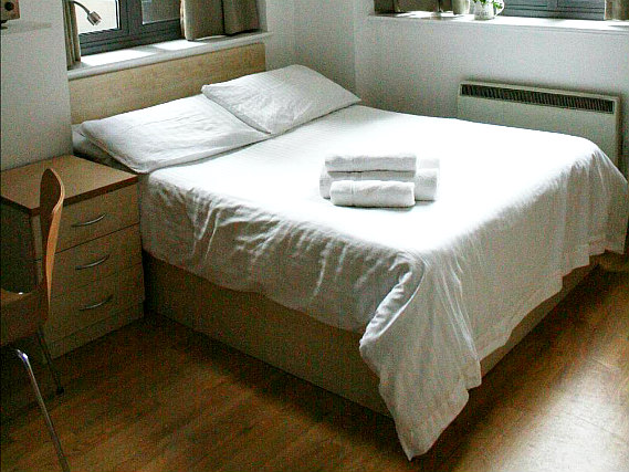 Get a good night's sleep in your comfortable room at Grosvenor House Studios TopFloor!