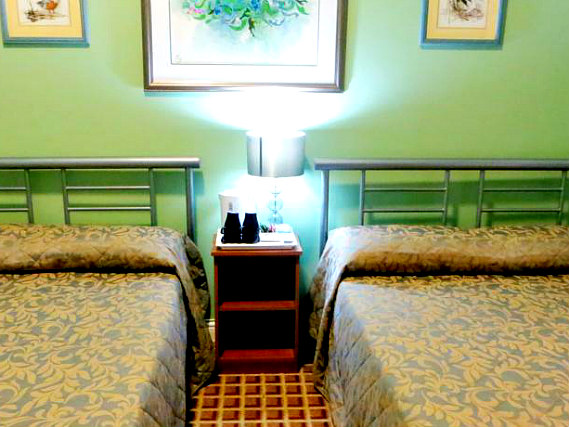 Quad rooms are great for friends and family sharing