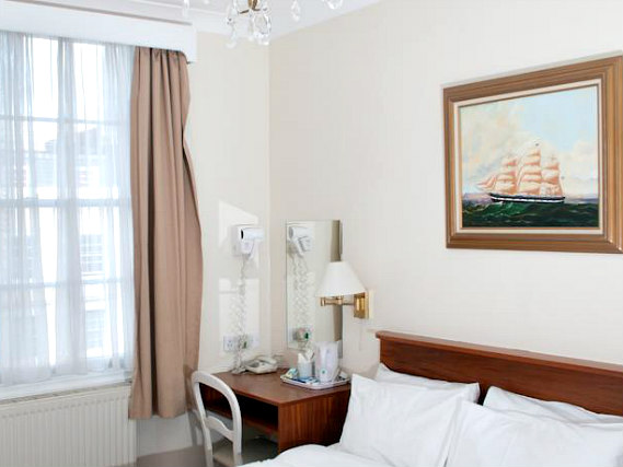 A double room at St Georges Hotel BnB is perfect for a couple