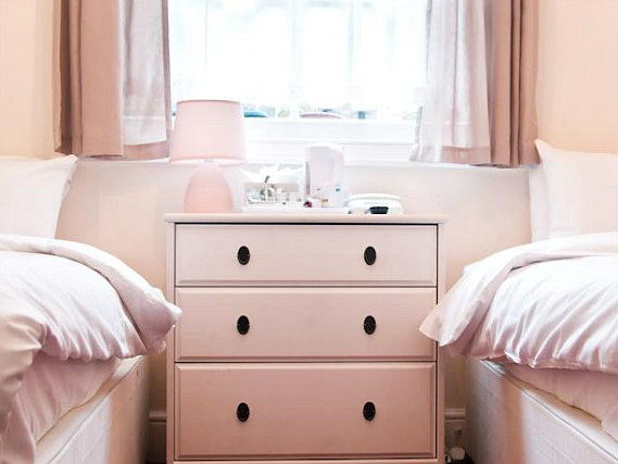 A twin room at St Georges Hotel BnB is perfect for two guests