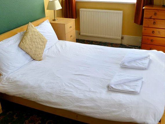 A typical double room at Antigallican Hotel