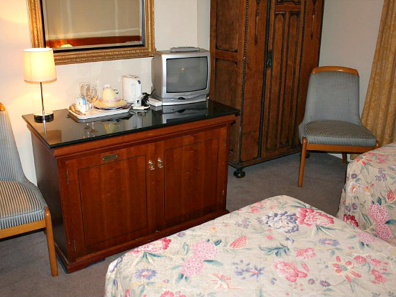 Enjoy a hot drink thanks to the tea/coffee making facilities in your room