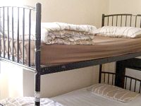 A typical dormitory room at Dover Castle Hostel