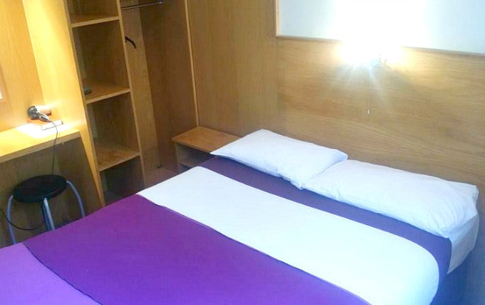 A double room at Arriva Hotel