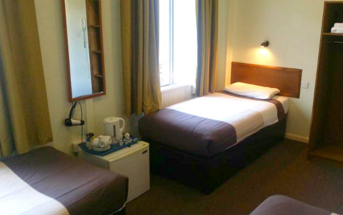 Quad room at Arriva Hotel