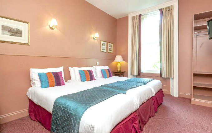 A triple room at Rose Court Hotel