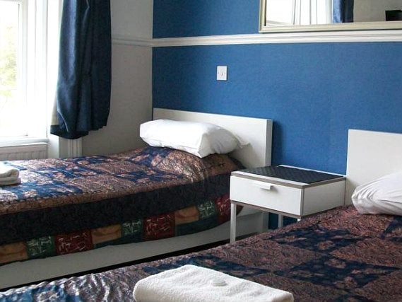 Une chambre avec lits jumeaux de Hotel 261