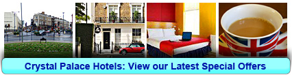 Crystal Palace Hotels: Book from only £15.44 per person!