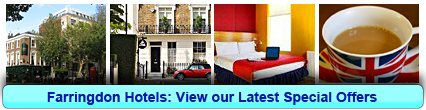 Farringdon Hotels: Book from only £17.78 per person!