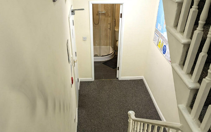 Stairs at Westfield Hostel