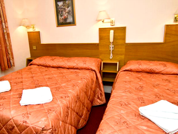 Triple rooms are great for friends and family sharing