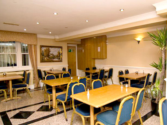 Relax and enjoy your meal in the Dining room