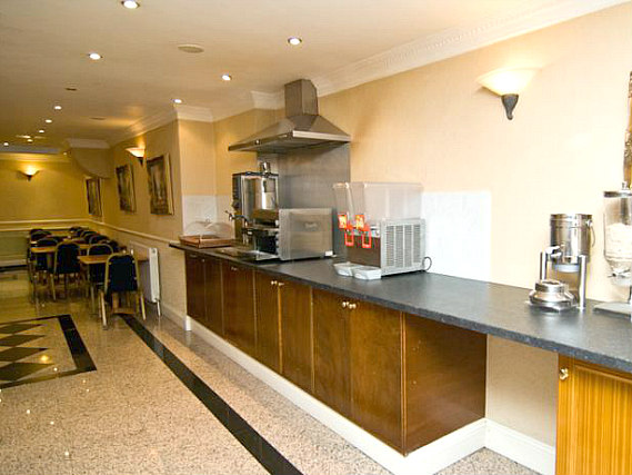 Sit with friends and plan your day in the Breakfast room